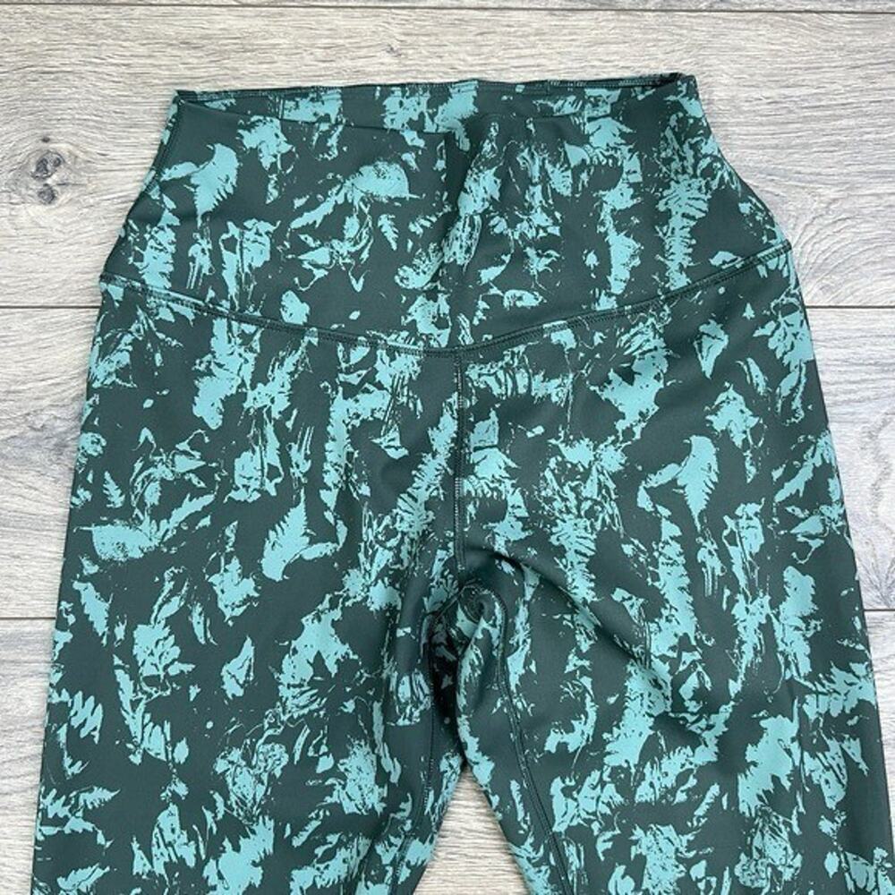 Nike Leggings Womens Vintage Green Speckled‎ High Waisted 7/8 Printed Small NWT - Picture 10 of 10